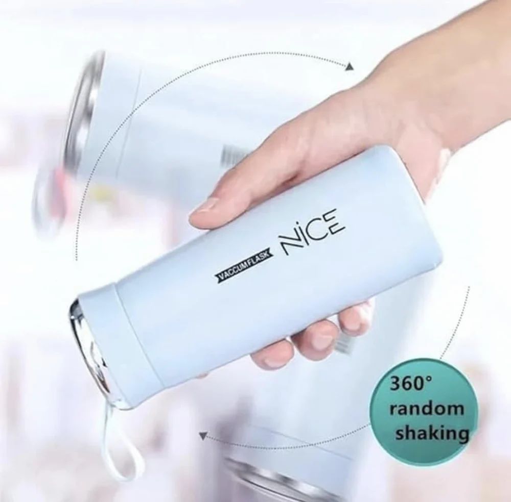NICE Pastel Vacuum Flask – 360° Leakproof, 300ml Thermo Bottle