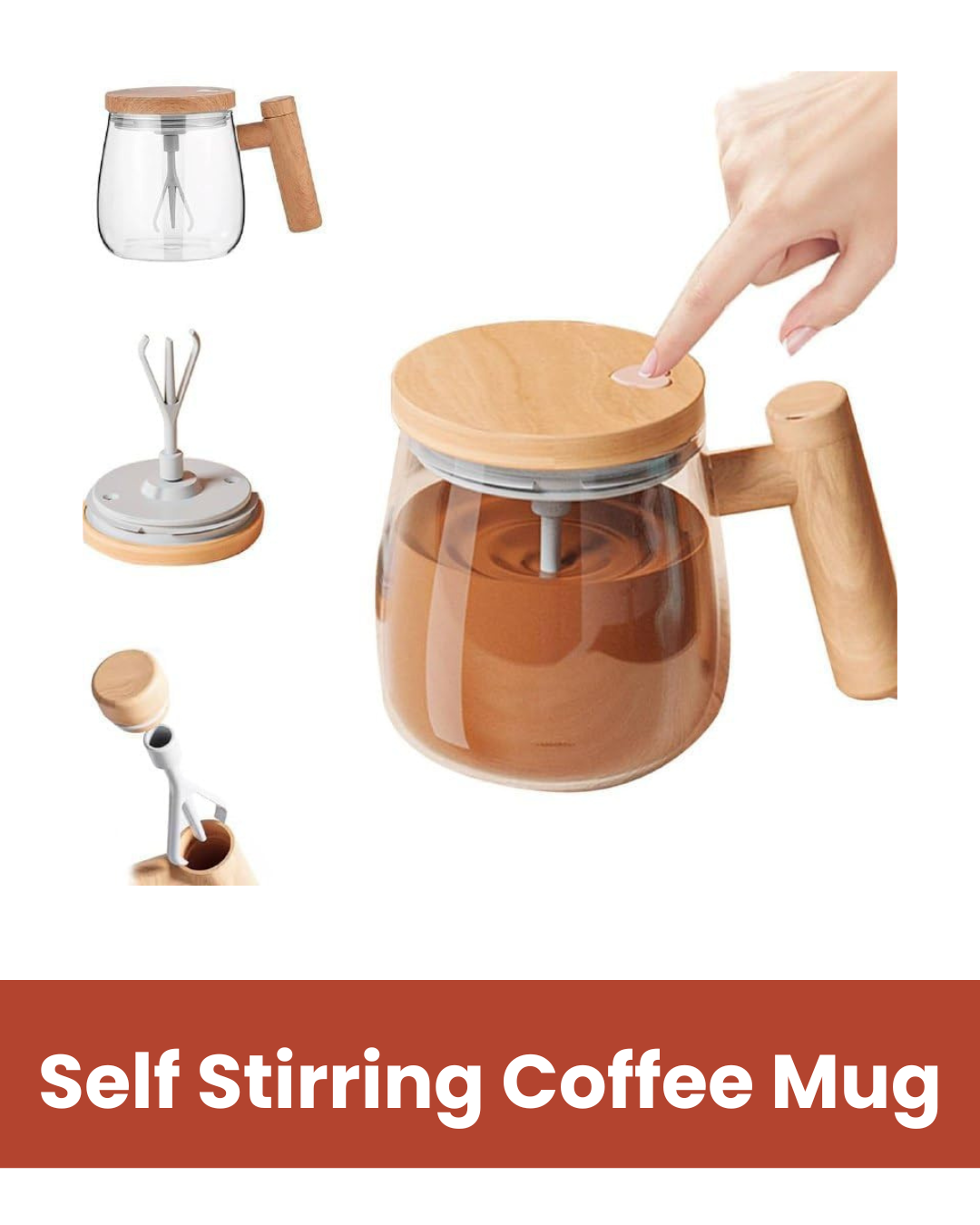 Self Stirring Coffee Mug