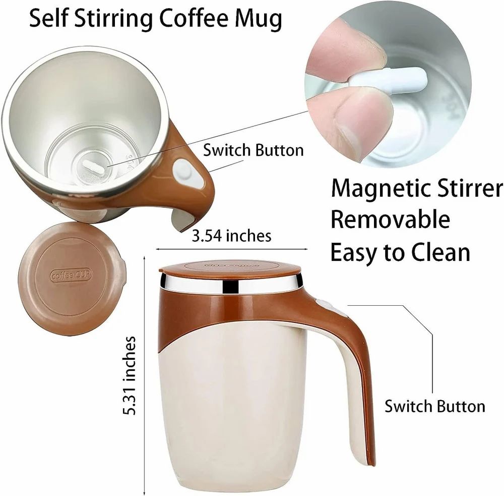 Automatic Stirring Coffee Mug