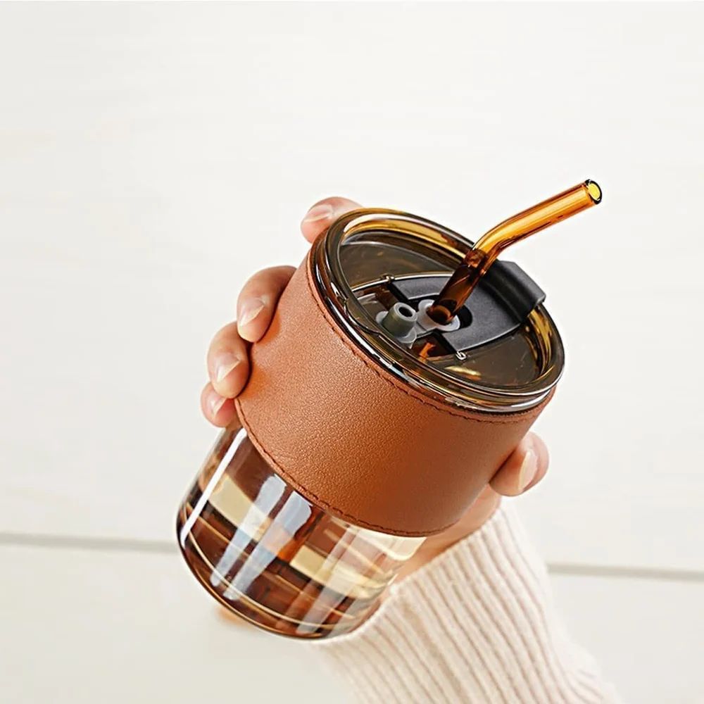 Glass Coffee Mug ( 400ML )