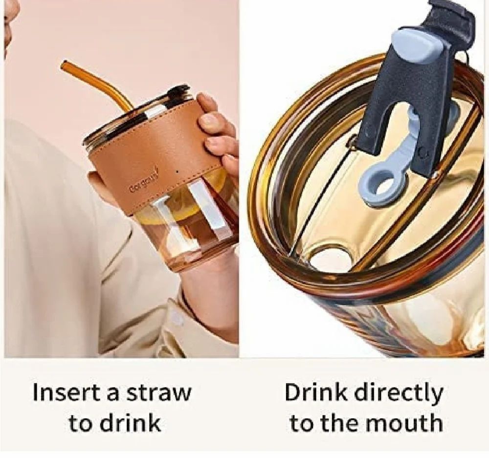 Glass Coffee Mug ( 400ML )